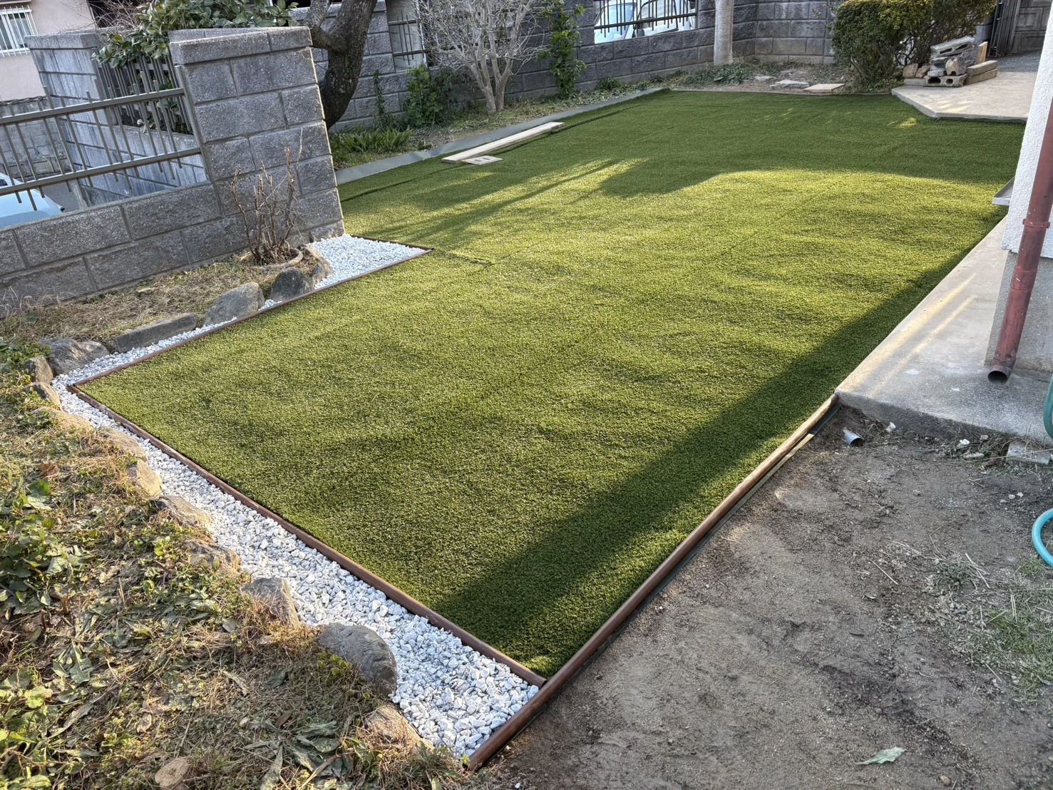 施工事例　芝張１