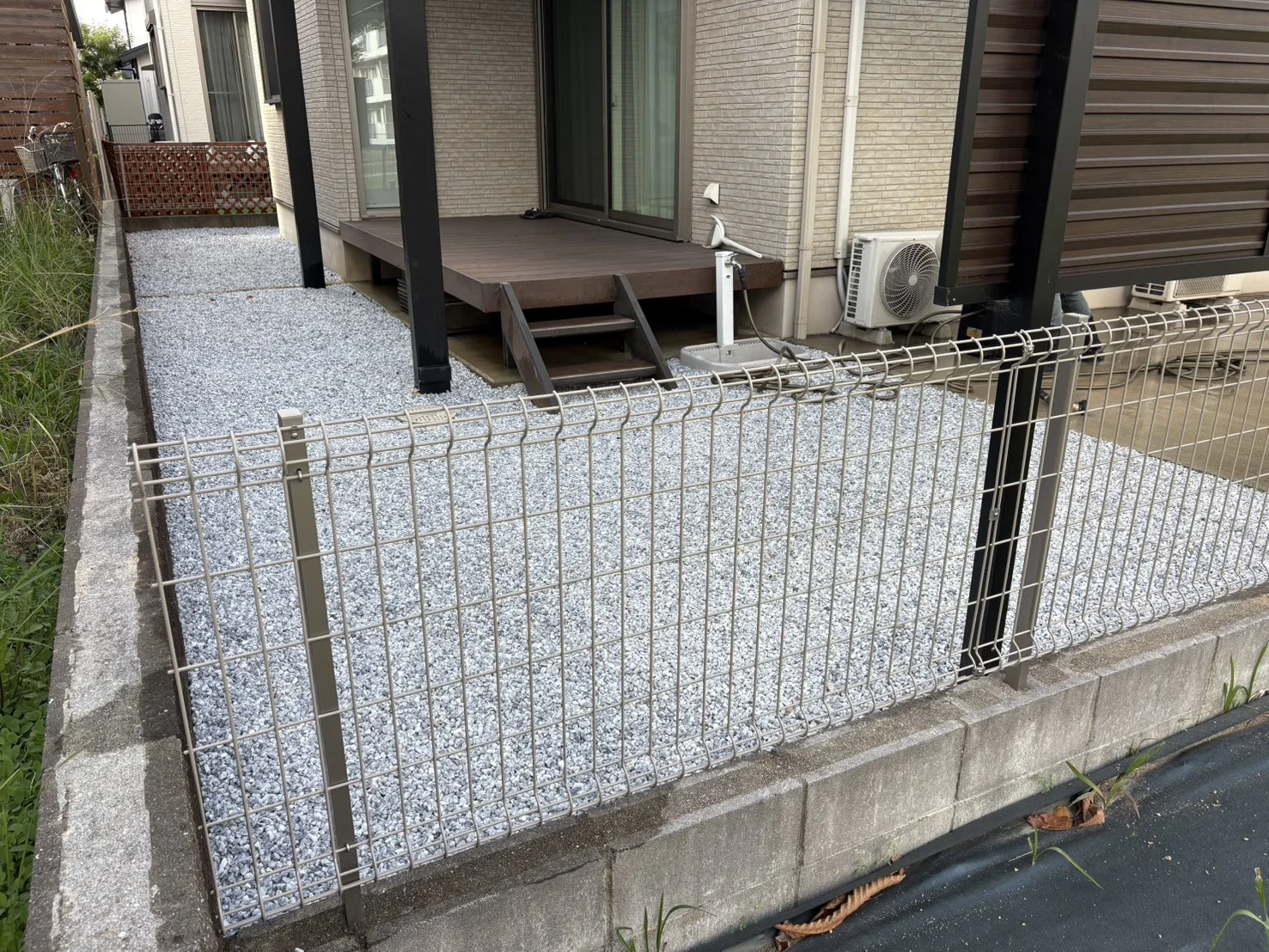 20251128北九州市小倉南区　防草シート施工③