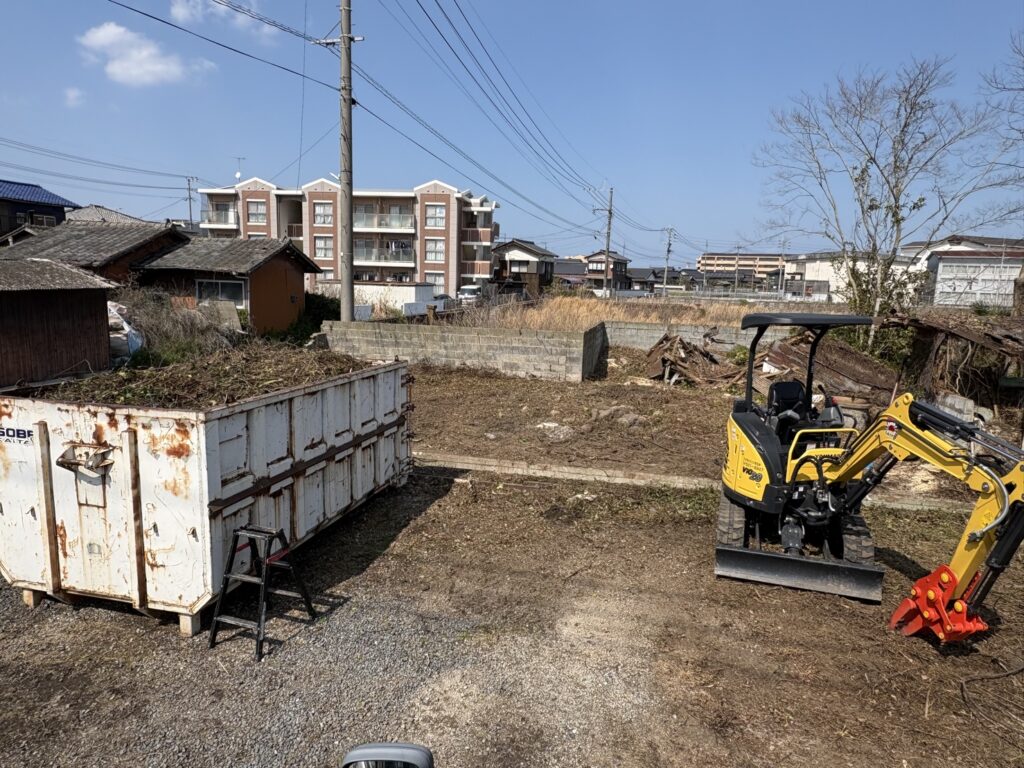 空き地の高木伐採築城町202604アフター②